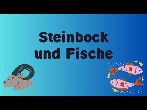 Steinbock und Fische sind benachbarte Tierkreiszeichen im astrologischen Rad