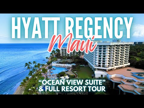 NEWLY RENOVATED (2025) Hyatt Regency Maui  | Ocean View Suite and Full Hotel Tour