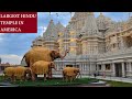The Largest Hindu Temple In USA BAPS Shri Swaminarayan Mandir Akshardham Temple In New Jersey