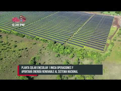 ENACAL con apoyo de China ponen en operación planta solar ENESOLAR 1