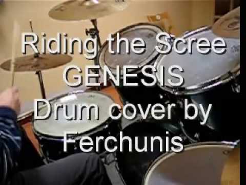 Genesis- Riding the Scree-drum cover video thumbnail