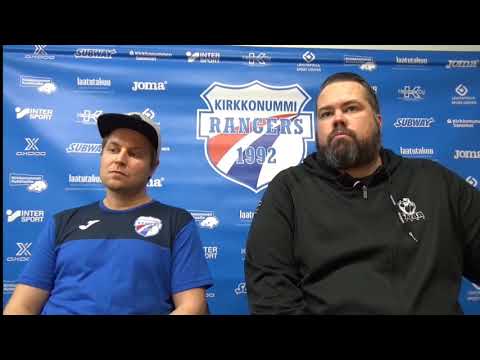 Kirkkonummi Rangers - Rauman SalBa 4.11.2018 mietteet pelin jälkeen