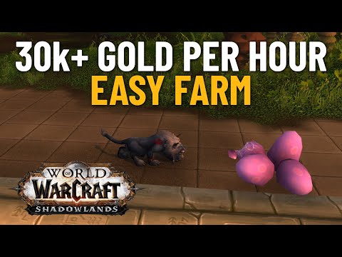 30k Per Hour Skinning Farm World of Warcraft Gold Making