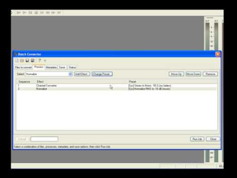 SoundForge - Batch Converter
