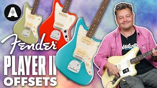 Video thumbnail for Trying the NEW Fender Player II Jaguars & Jazzmasters! by Andertons Music Co