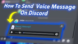 How to Send Voice Message on Discord? #discord