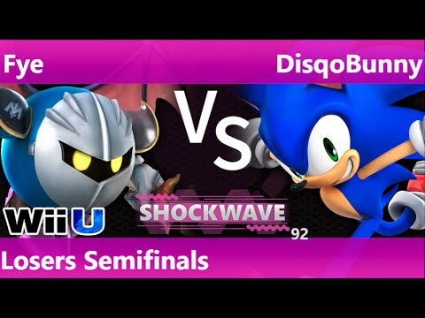 SW Plano 92 - Fye (MK) vs DisqoBunny (Sonic, Diddy) Losers Semifinals - Smash 4