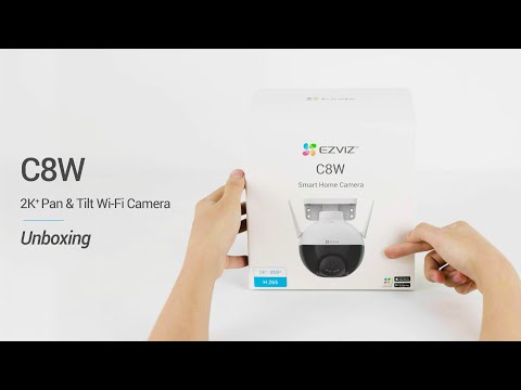 EZVIZ C8W Unboxing - 2K+ Pan & Tilt Wi-Fi Camera