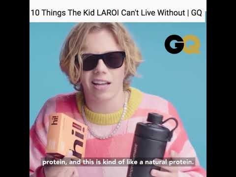 The Kid LAROI Can't Live Without Human Improvement Protein Powder
