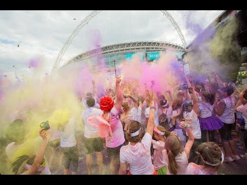 Color Run 2014 at Wembley Stadium
