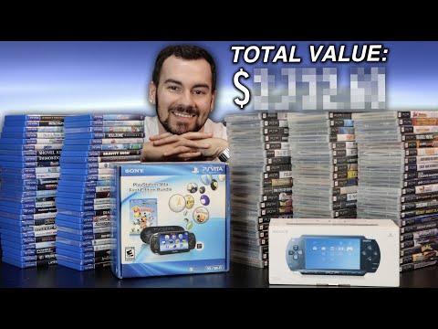 My PSP and PS Vita Physical Games Collection So Far (130+ Games and Total Value)