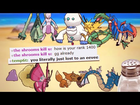MOST TOXIC SALTY NOOB on pokemon showdown EVER