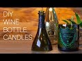 DIY - How to make Champagne, Wine & Beer Bottle Candles