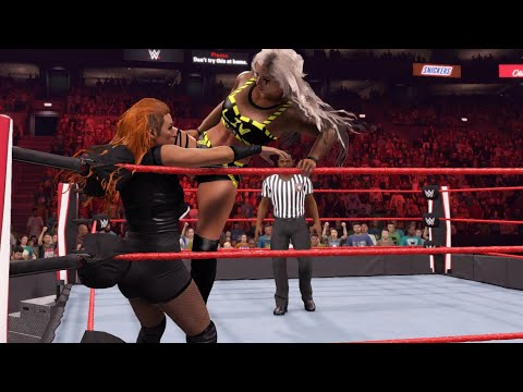 WWE 2K22 RAW TEAM ALEXA BLISS VS TEAM BECKY LYNCH