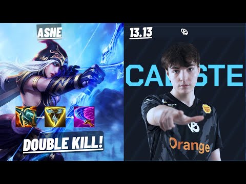 KC CALISTE: ASHE VS VARUS (ADC) - DOUBLE KILL - EUW CHALLENGER 1,539 LP - PATCH 13.13