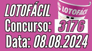 Lotofácil de Hoje, Resultado Lotofácil, LOTOFÁCIL de hoje 8/08,  Premiação de hoje,