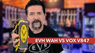 Video thumbnail for Dunlop EVH Signature WAH vs Vox V847 - 2 Great WAH Pedals by Music Gear Network