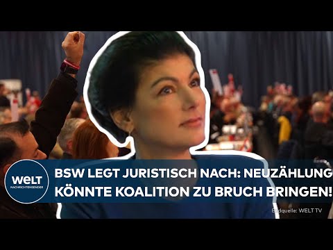 NACHSPIEL FÜR BUNDESTAGSWAHL: BSW reicht Wahlprüfungsbeschwerde ein – Bundestagsmehrheit in Gefahr?