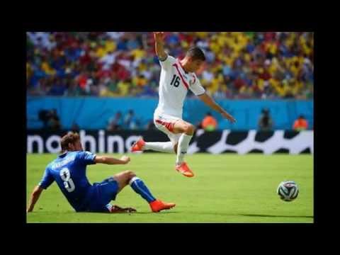 Bryan Ruiz Goal vs Italy 0-1 Costa Rica 1-0 italy all goals and highlights 2014 hd