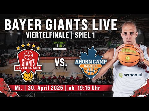 RE-LIVE | BAYER GIANTS vs. Baskets Speyer | 1/4-Finale Spiel 1 | BARMER 2. Basketball Bundesliga