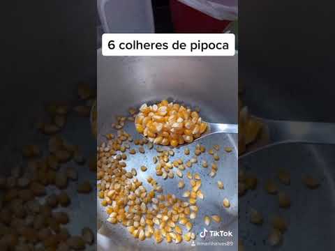Como fazer pipoca doce