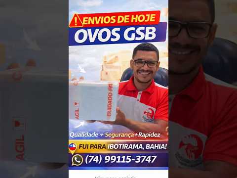 ENVIOS 🚚 DE HOJE FOI PARA IBOTIRAMA BAHIA #gsb #galinha #criação #veterinaria #dica