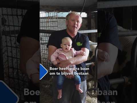 Boer én kraanmachinist Arie-Jan vreest voor boerderij | #shorts