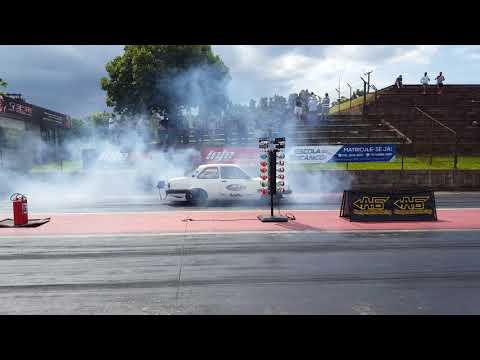 Chevette TT Luis Aranha da equipe Rapidos no Festival de Arrancada ECPA 2018