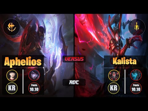 Viper APHELIOS (ADC) [Conqueror] VS KALISTA - Grandmaster KR Patch 10.10