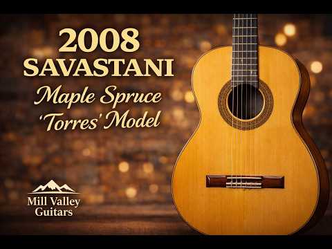 2008 Alfonso Savastani No. 29 – Flamed Maple / Spruce – Torres Style – Rome, Italy – French Polish image 7