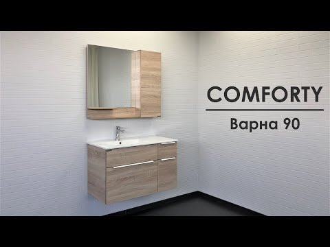 Тумба для ванной Comforty Варна 90 (91x56x46.5 см), дуб сонома 9