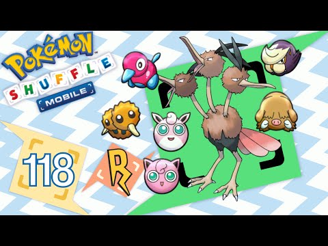 Pokémon Shuffle Mobile - ¡DODRIO, WIGGLYTUFF!  [293 - 299]