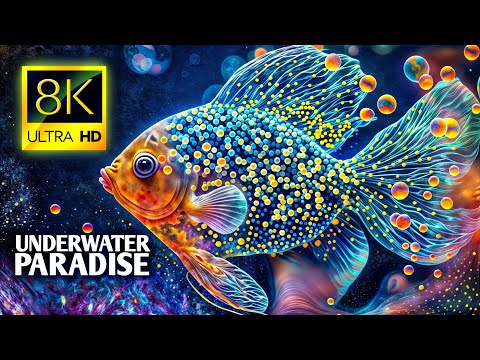 Underwater Paradise 8K Ultra Hd 60 Fps - Most Beautiful Underwater Animals