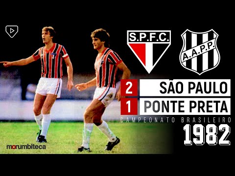 São Paulo 2x1 Ponte Preta - 1982 - A FAMOSA MÁQUINA EM AÇÃO E OS 2 GOLAÇOS DE ÉVERTON!