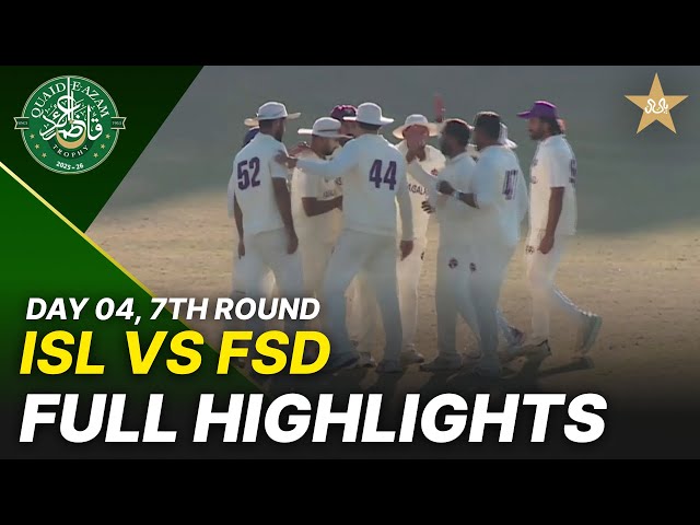 Full Highlights | Islamabad Region vs Faisalabad Region | Day 4 | QeAT 2025-26 | PCB | M2P1S Full Highlights | Islamabad Region vs Faisalabad Region | Day 4 | QeAT 2025-26 | PCB | M2P1S