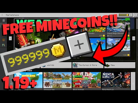 HOW TO GET UNLIMITED MINECOINS GLITCH | MINECRAFT BEDROCK EDITION | WORKING 2022 LATEST PATCH 1.19!!
