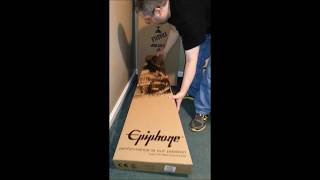 Video thumbnail for Epiphone Limited Edition 1966 G-400 PRO Electric Guitar Ebony Unboxing by JonEccentric