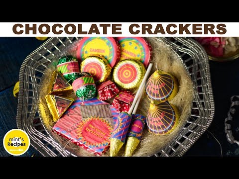 Chocolate Fire Crackers | Diwali Sweets | Dipawali Homemade Chocolates