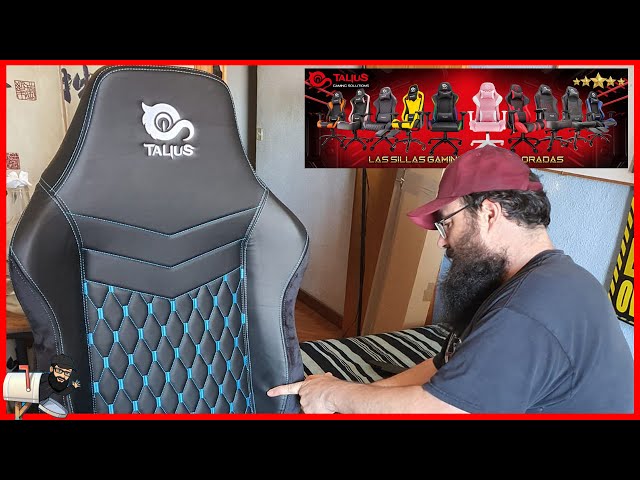 Vídeo relacionado con Talius MAMUT - Silla Gaming XXL, Ergonómica, Basculante, Reposabrazos 4D, Espuma Alta Densidad, Base Metal, Ruedas Nylon, Diseño Gris, hasta 170 kg (Gray)