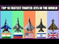 Top 10 Fastest Fighter Jets In The World 2025