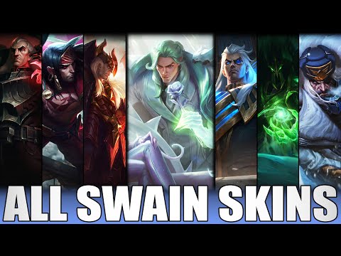 All Swain Skins Spotlight 2021 - Including Crystal Rose Swain
