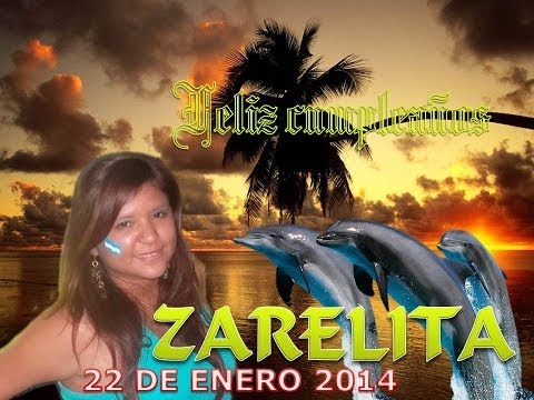 Feliz cumpleaños Zarella
