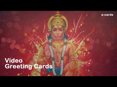 Happy Hanuman Jayanti Video Greeting Cards