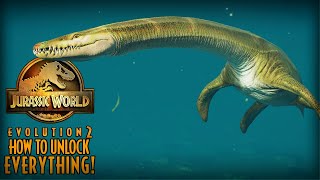 How To Unlock EVERYTHING for Sandbox in Jurassic World Evolution 2!