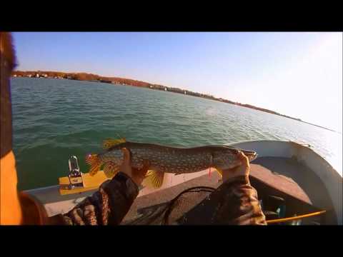 Northern pike trolling