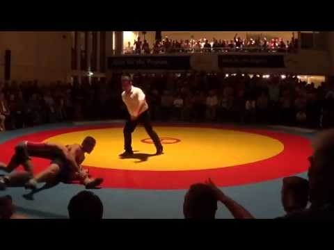 66 kg Freistil: Jens Steiniger - Svetoslav Neychev 12:10 (ASV Schaafheim - TSV Gailbach 23:5)