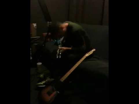 @xchadballX recording guitars for Dashboard cover