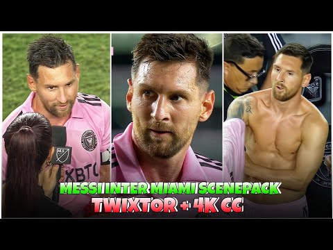 Messi Inter Miami First Match Scenepack - Best 4k Clips + Cold CC High Quality For Editing🤙💥 #part36