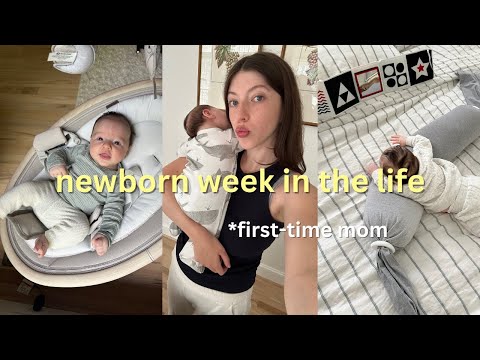 realistic week in the life with a newborn: 6 WEEKS OLD, first-time mom