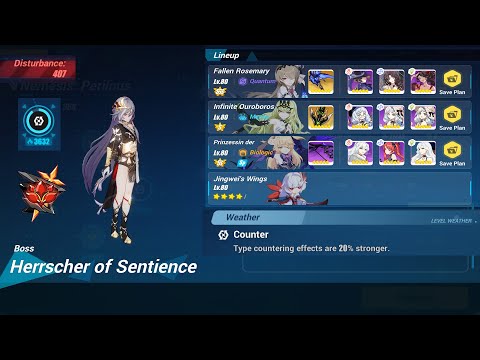 HI3 SEA - EX Abyss Red Lotus: HOS (407D) 632 pts | Mobius